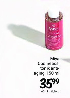 Tonik anti-aging z retinolem roślinnym 2% Miya beauty.lab Miya cosmetics promocja