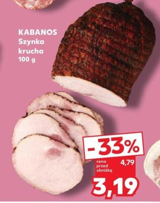 Szynka krucha 100 g promocja w Kaufland