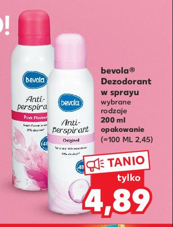 Dezodorant pink flowers Bevola promocja
