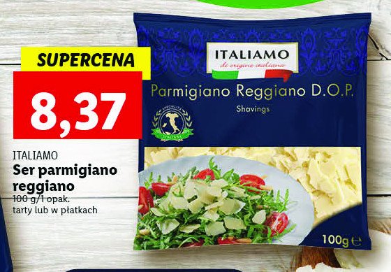 Ser parmigiano reggiano tarty Italiamo promocja