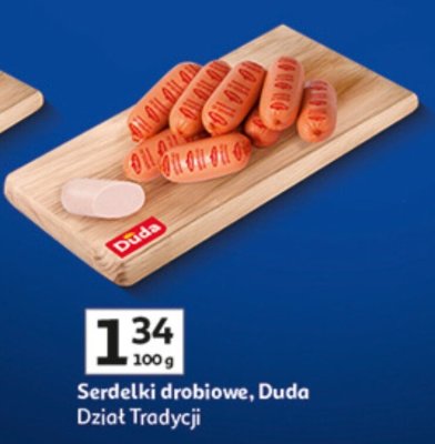 Serdelki drobiowe Duda promocja w Auchan
