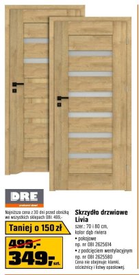 Skrzydło drzwiowe Livia promocja w OBI