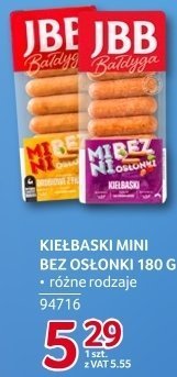 Kiełbaski mini bez osłonki JBB Bałdyga 180 g - różne rodzaje promocja w Selgros