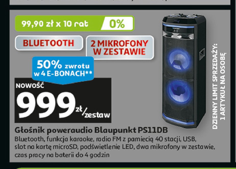 Głośnik ps11db Blaupunkt promocja