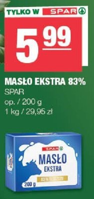 Masło promocja w SPAR
