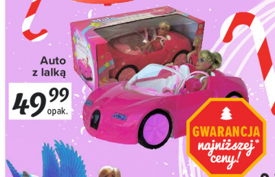 Lalka z autem promocja