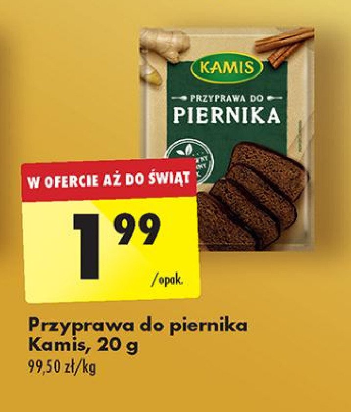 Przyprawa do piernika Kamis promocja w Biedronka