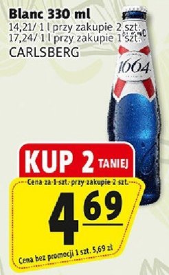 Piwo Blanc 330ml CARLSBERG promocja w Prim Market
