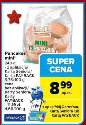 Pancakes mini SMASHEE promocja w Carrefour