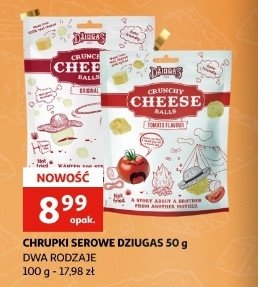 Chrupki serowe original Dziugas promocja