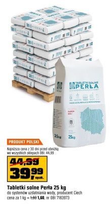 Tabletki solne Perla 25 kg promocja w OBI