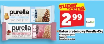 Baton proteinowy Purella 45 g Wybrane asortymenty Foodwell promocja w TOPAZ