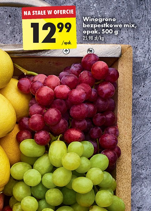 Winogrona bezpestkowe miks promocja