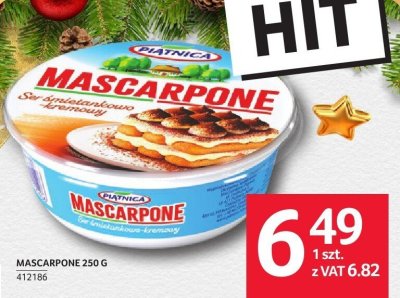 Mascarpone Piątnica 250g promocja w Selgros