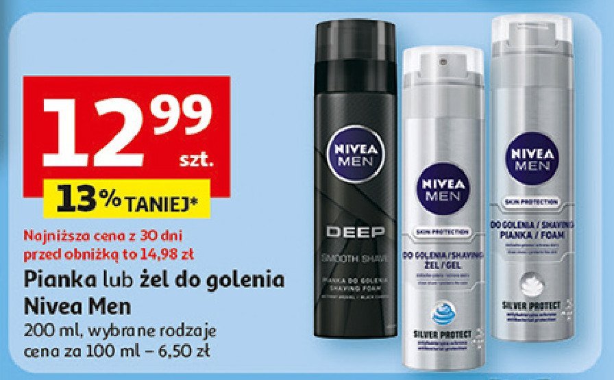 Pianka do golenia Nivea promocja