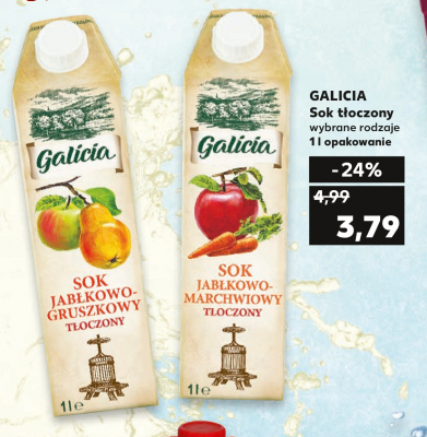 Sok jabłkowo - gruszkowy Galicia promocja