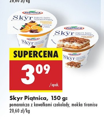 Jogurt tiramisu Piątnica skyr promocja