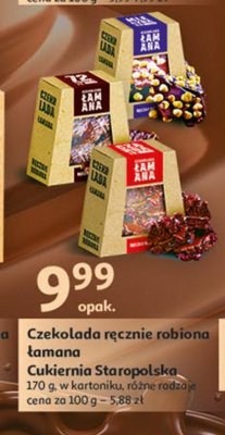 Czekolada 艂amana tropikalna Cukiernia staropolska promocja