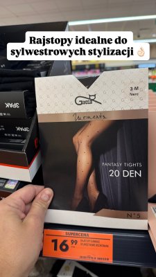 Rajstopy damskie Gatta Moments Fantasy Tights 20 DEN   promocja w Biedronka