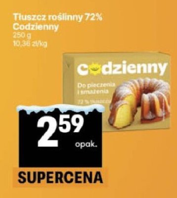 Tłuszcz roślinny 72% Codzienny promocja w Delikatesy Centrum