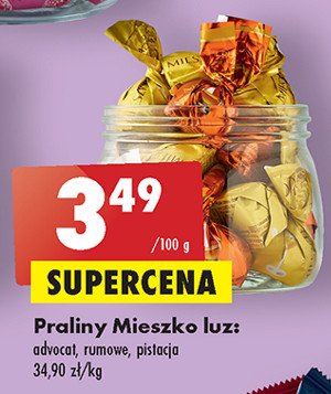 Praliny z rumem Mieszko promocja