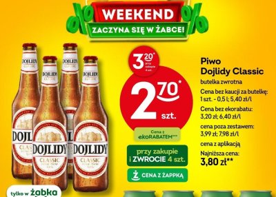 Piwo promocja w Żabka