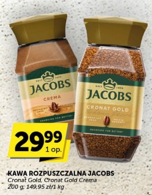 Kawa rozpuszczalna Jacobs Cronat Gold, Cronat Gold Crema promocja w Euro Sklep