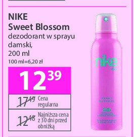 Dezodorant Nike sweet blossom Nike cosmetics promocja w Hebe