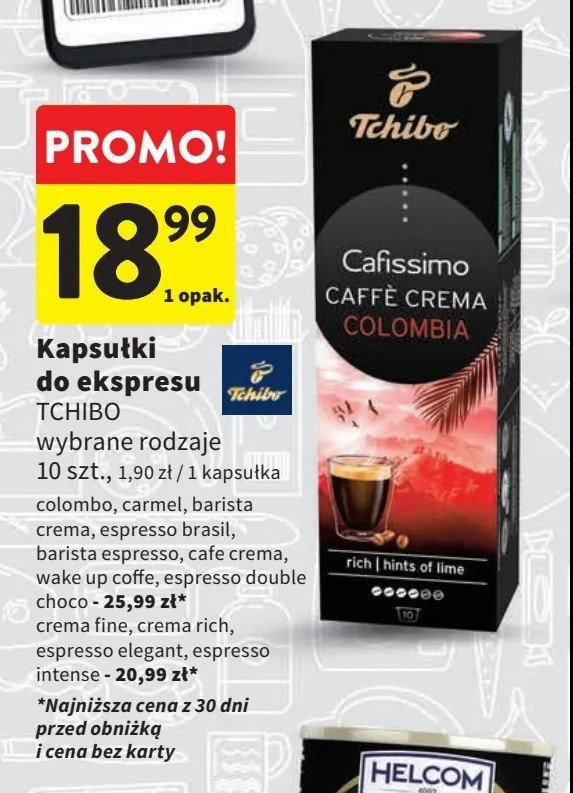 Kawa caffe crema fine aroma Tchibo cafe promocja