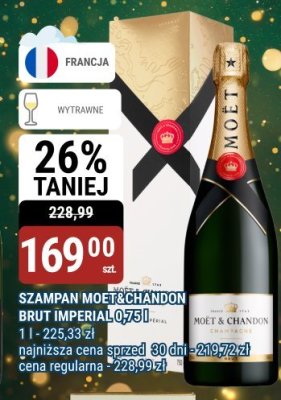 Szampan Moët&Chandon Brut Imperial 0,75 l promocja w bi1