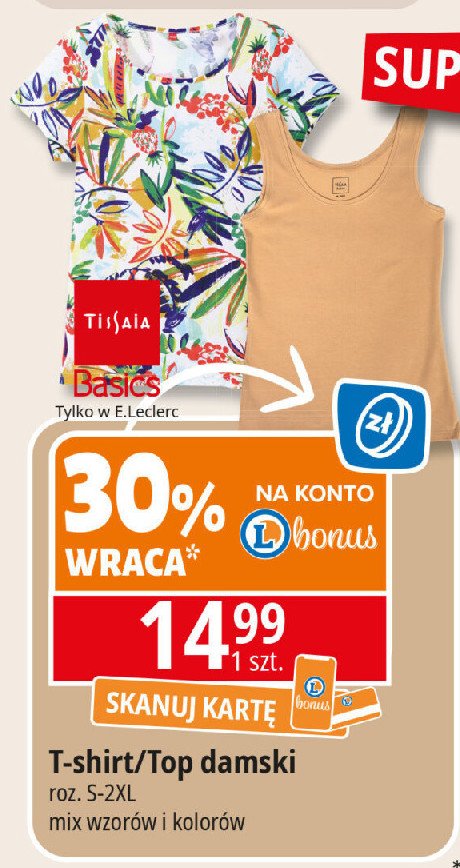 T-shirt damski s-2xl Tissaia promocja