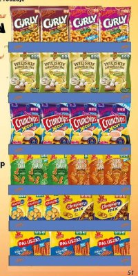 Chrupki Curly 2 rodzaje promocja w Dino