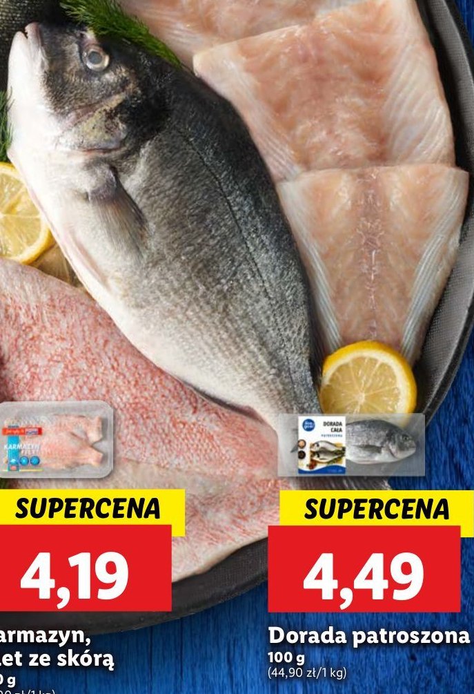 Dorada patroszona promocja