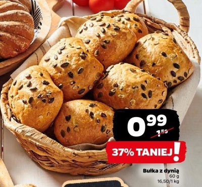 Bułka z dynią promocja w Netto