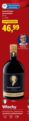 Wino Feudi del Duca Susumaniello promocja w Lidl