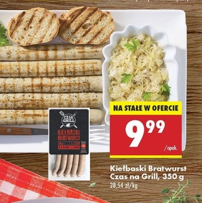 Kiełbaski bratwurst Czas na grill promocja