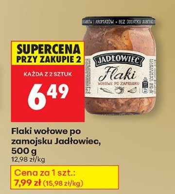 Flaki wołowe po zamojsku  promocja w Biedronka