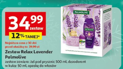 Zestaw Relax Lavender Palmolive promocja w Auchan