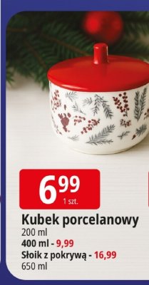 Kubek porcelanowy promocja w Leclerc