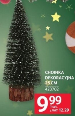 Choinka dekoracyjna 25 cm promocja w Selgros