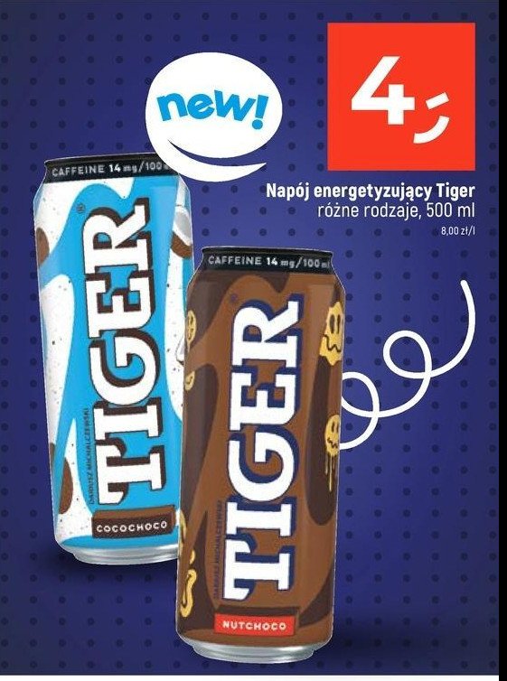 Napój kawowy cocoa Tiger promocja