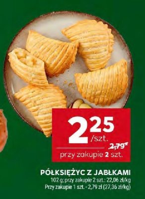 Półksiężyc z jabłkami promocja w Stokrotka