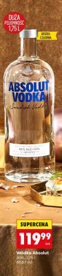 Wódka Absolut 40% promocja w Biedronka