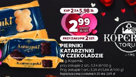 Pierniki w czekoladzie Kopernik katarzynki promocja