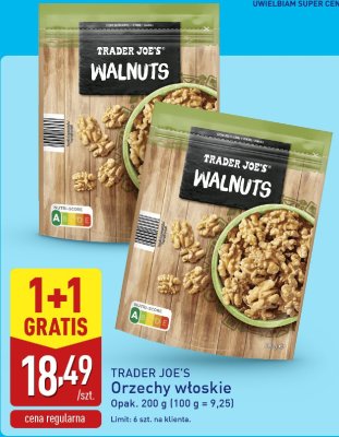 Orzechy włoskie 200 g 1+1 GRATIS promocja w Aldi