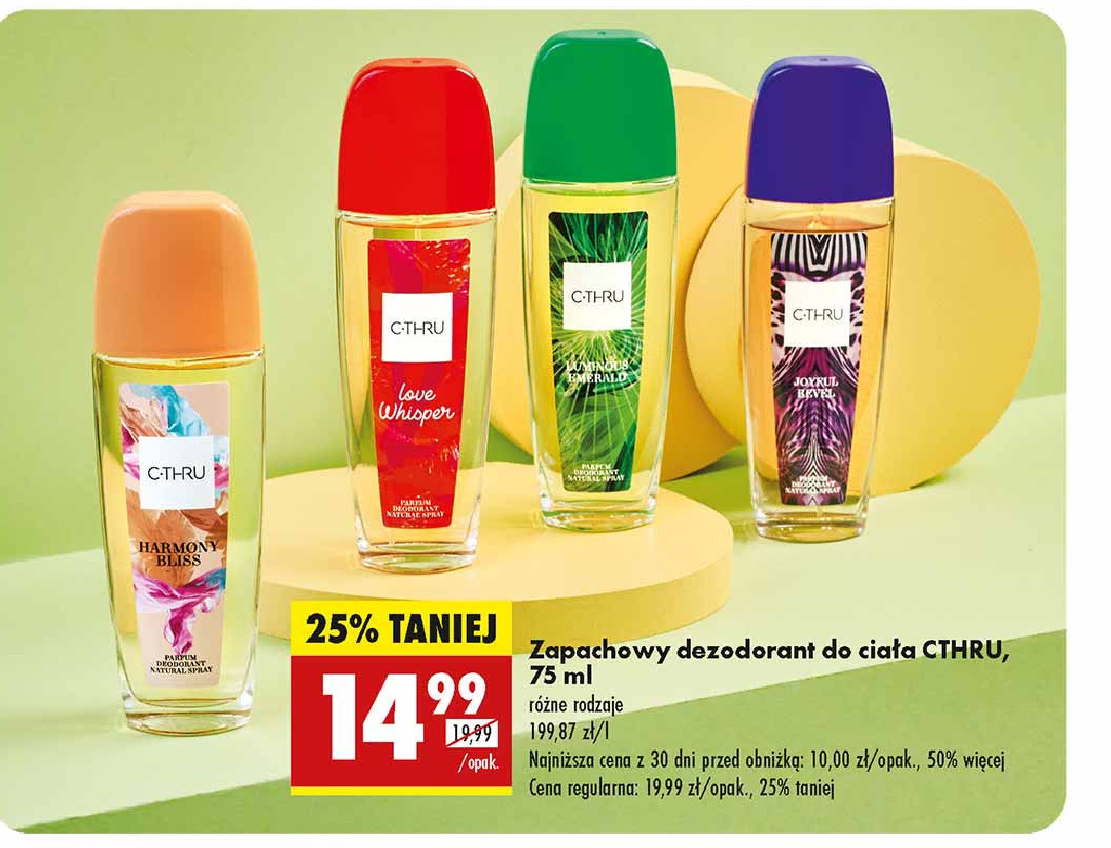 Dezodorant C-thru joyful revel promocja