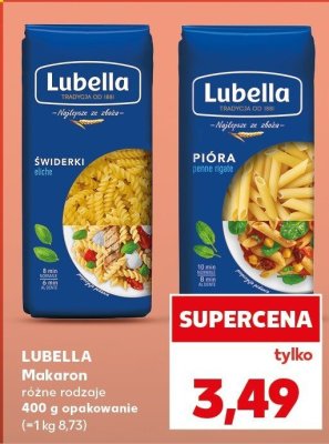 Makaron różne rodzaje świderki, pióra promocja w Kaufland