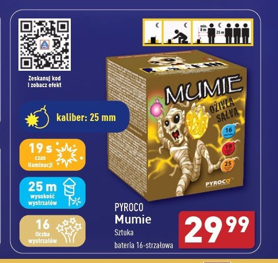 Bateria mumie Pyroco promocja w Aldi