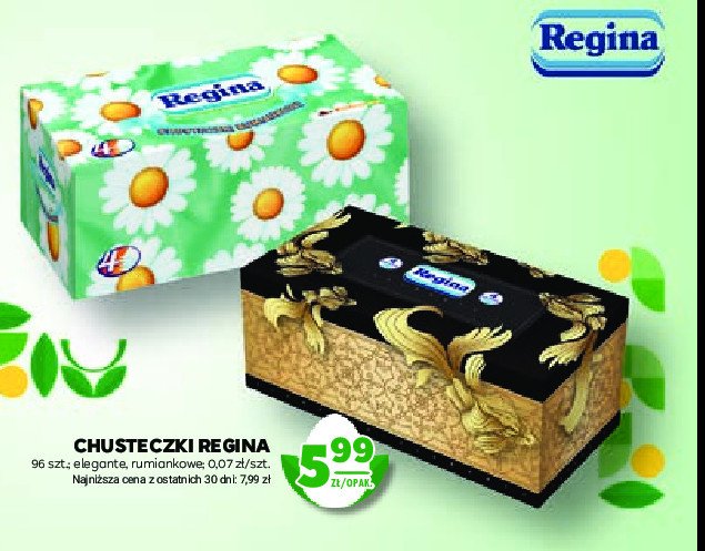 Chusteczki higieniczne rumiankowe Regina promocja w Stokrotka
