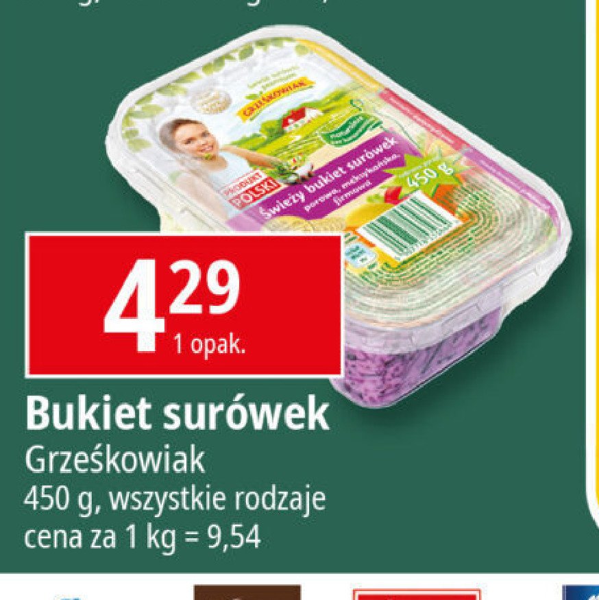 Bukiet surówek porowa + meksykańska + buraczek Grześkowiak promocja